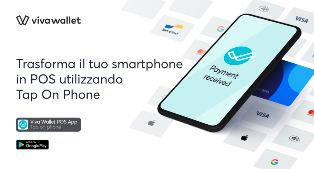 Viva Wallet Tap on Phone