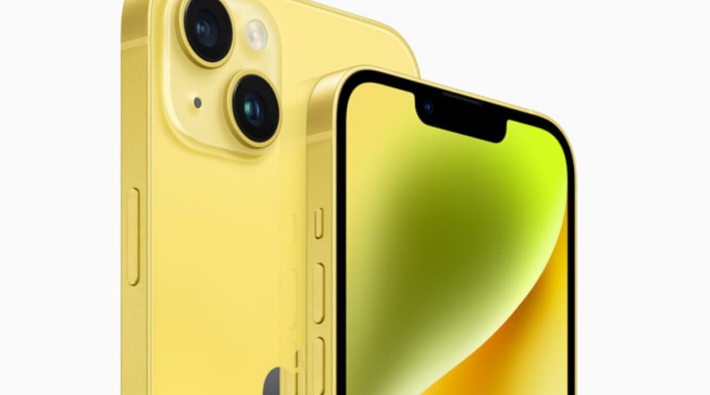 iPhone 14 giallo