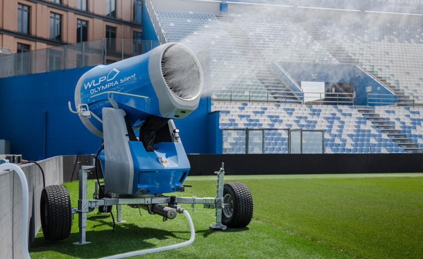 Ventola climatica campi da calcio